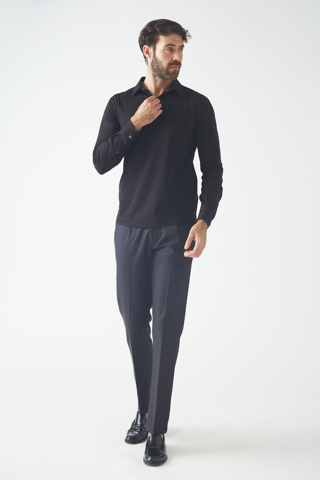 SILK TOUCH POLO BLACK