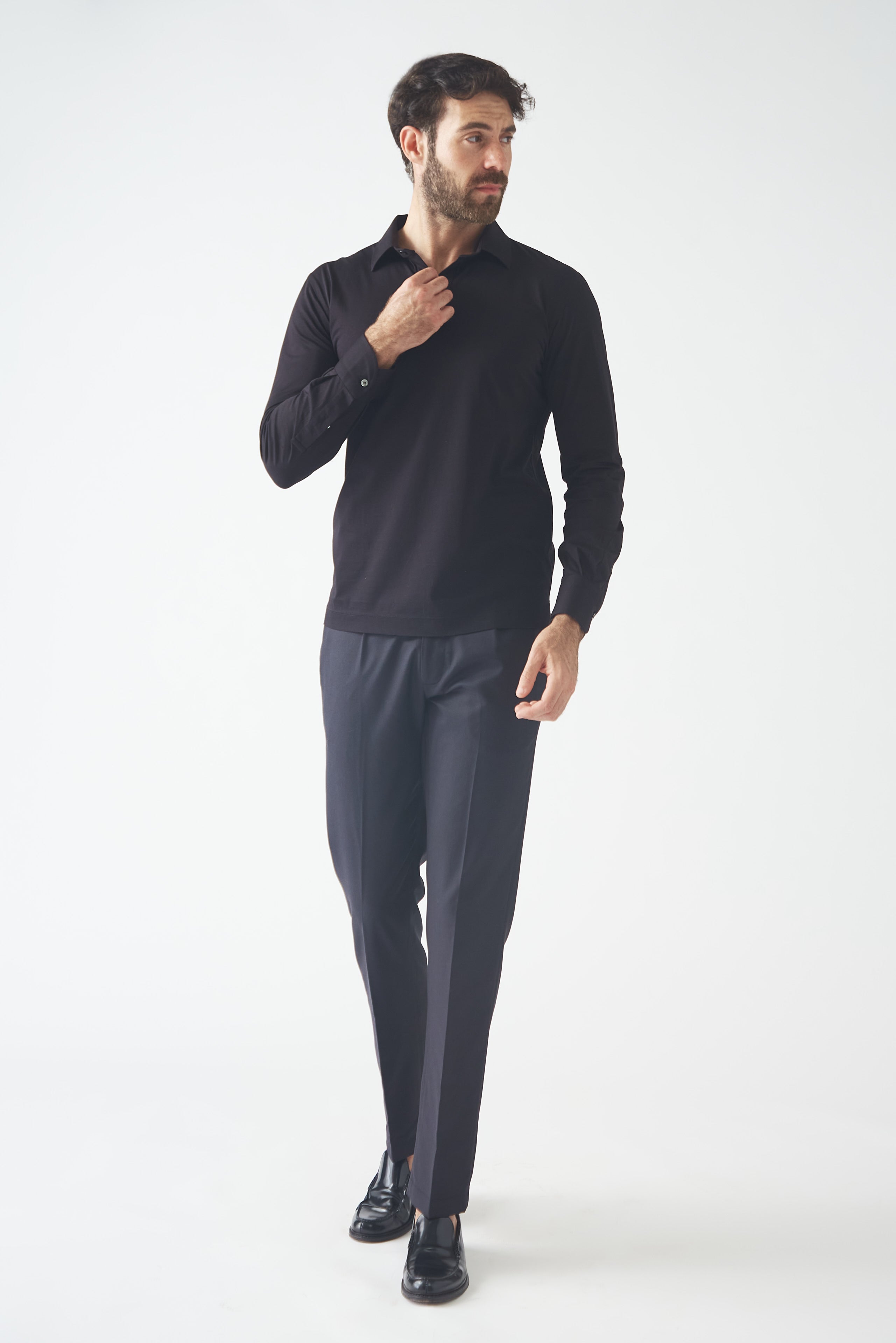 SILK TOUCH POLO BLACK