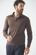 SILK TOUCH POLO BROWN