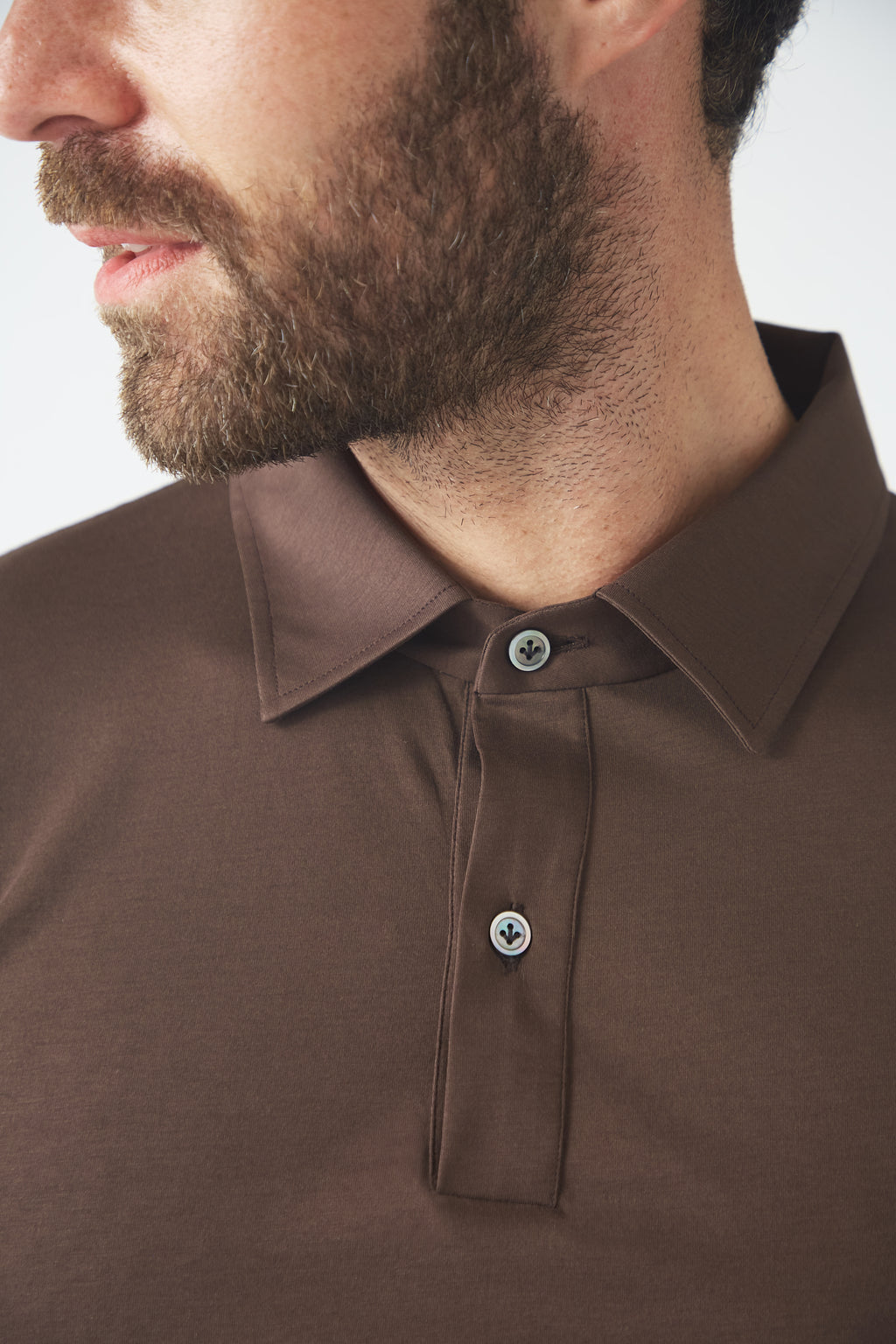 SILK TOUCH POLO BROWN