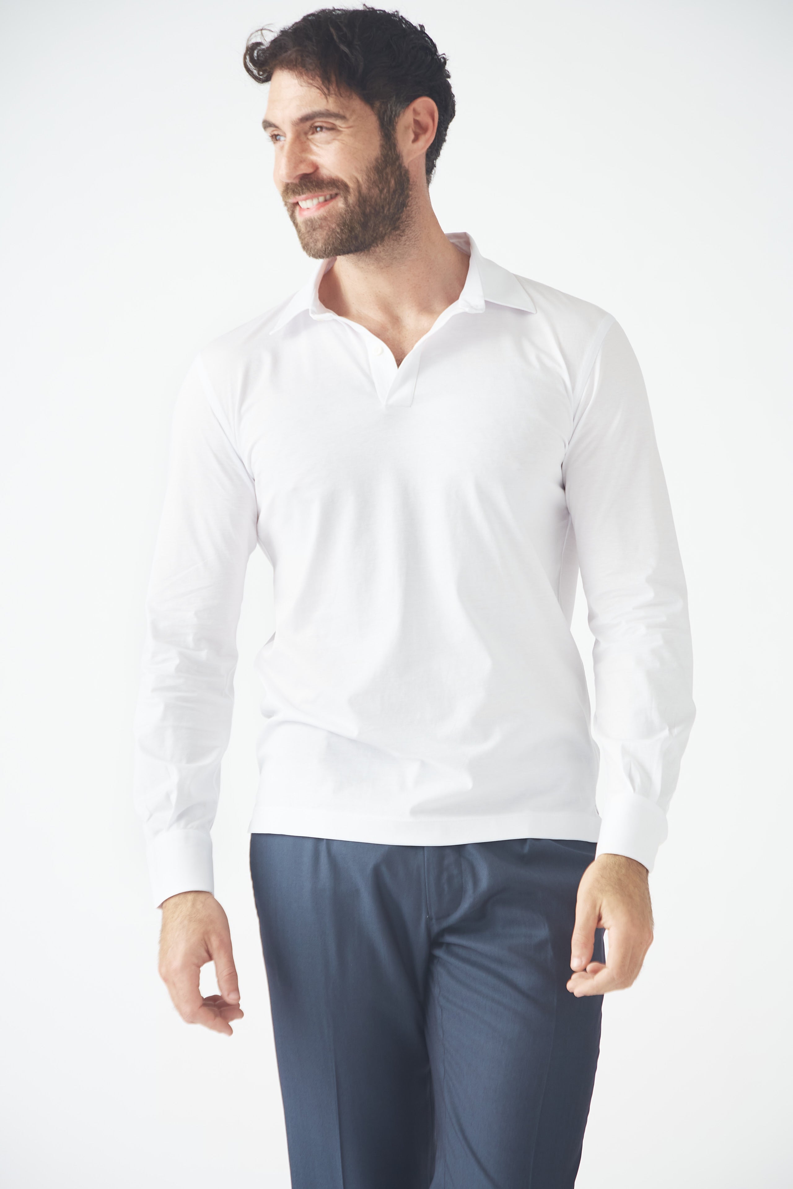 SILK TOUCH POLO WHITE