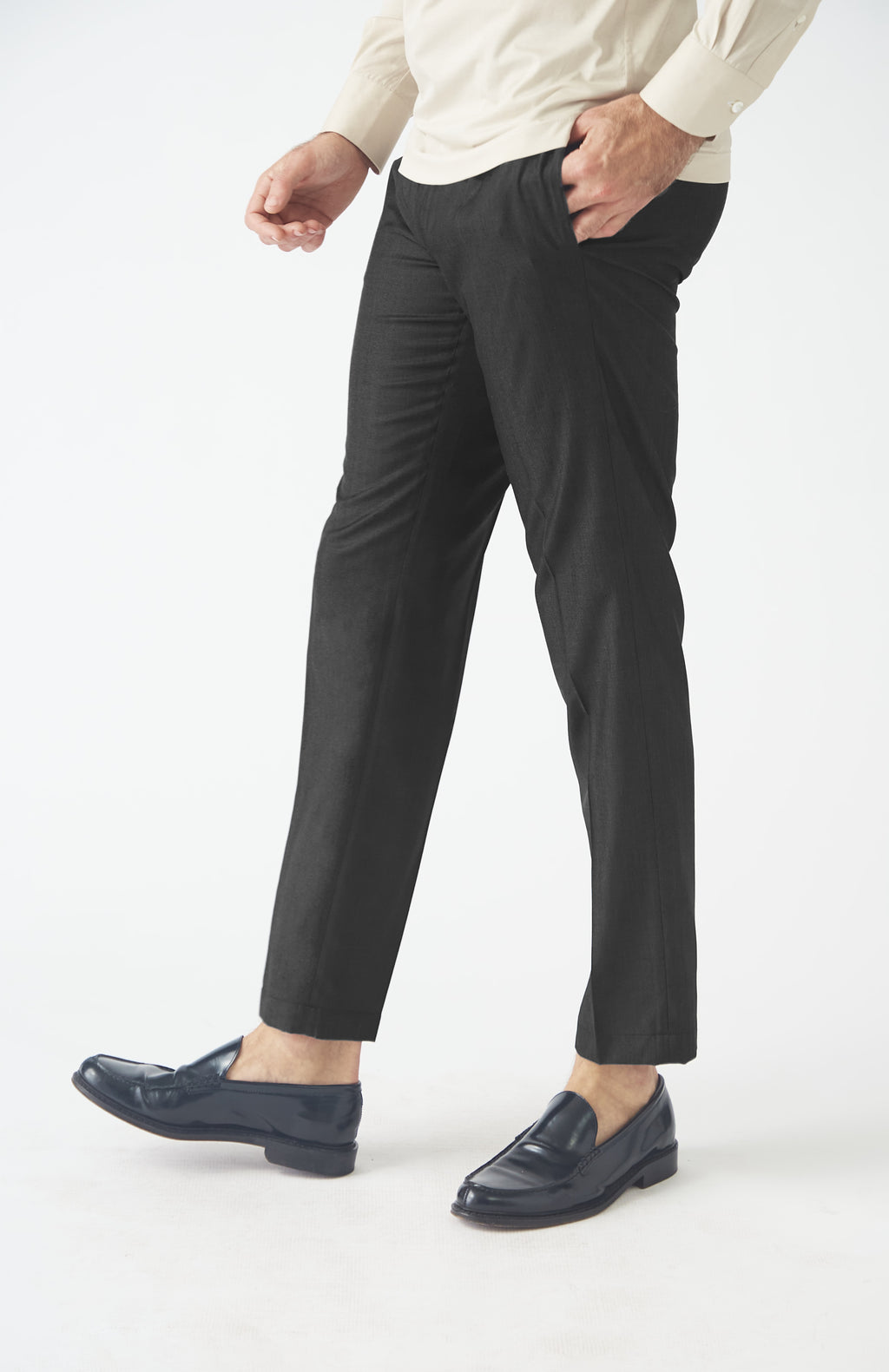 DRAWNSTRING TROUSER BLACK