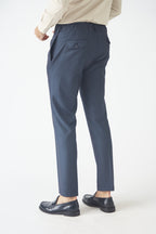 DRAWNSTRING TROUSER BLUE